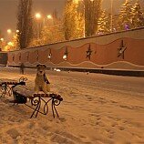 Вечером на лавочке.. - Ольга Гудкова - Зимний Саратов :: Номинация 